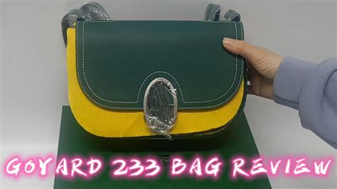 goyard crossbody review|Goyard 233 bag price 2022.